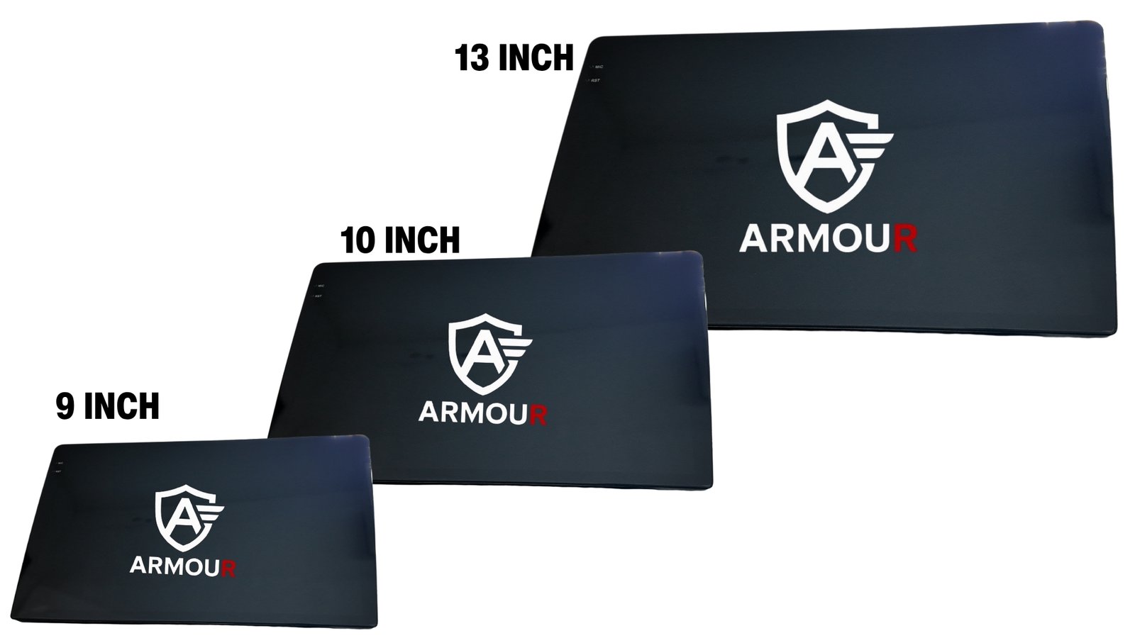 Armour 13-inch infotainment head unit size comparison